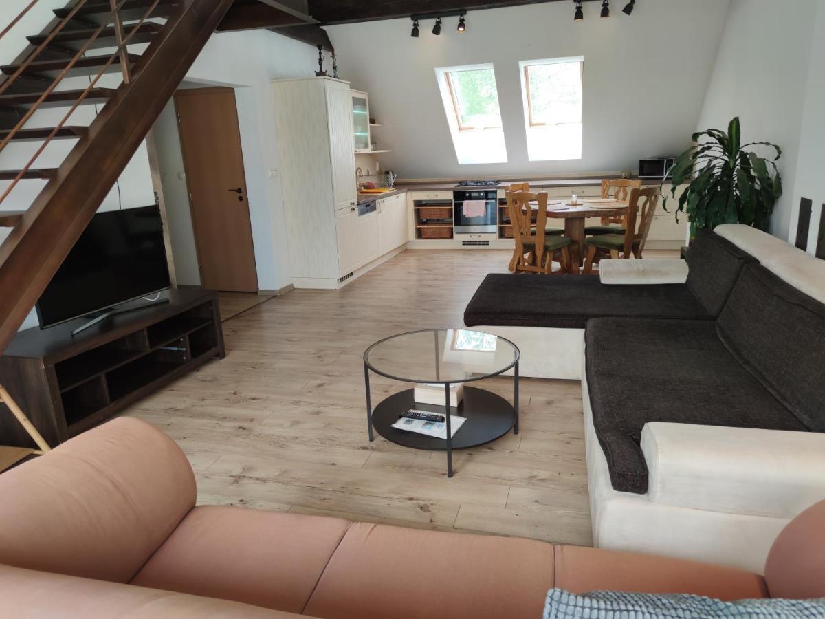 Attic Parkview Apartment Pöstyén Kültér fotó